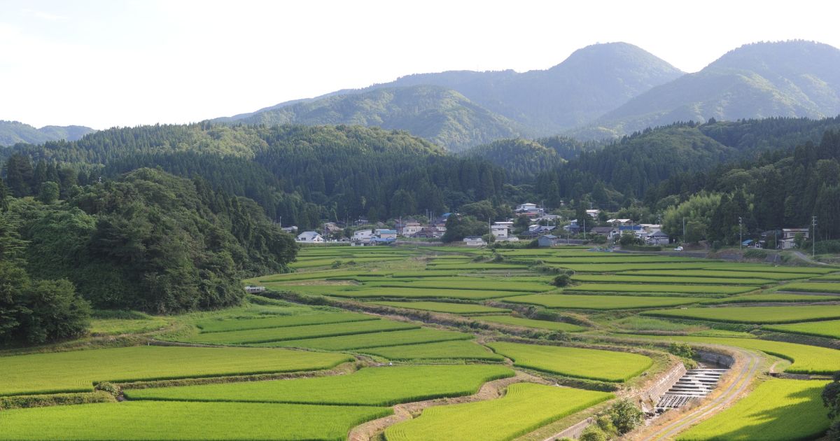 日本の地方の風景