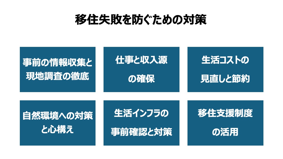 沖縄移住の失敗を防ぐための対策